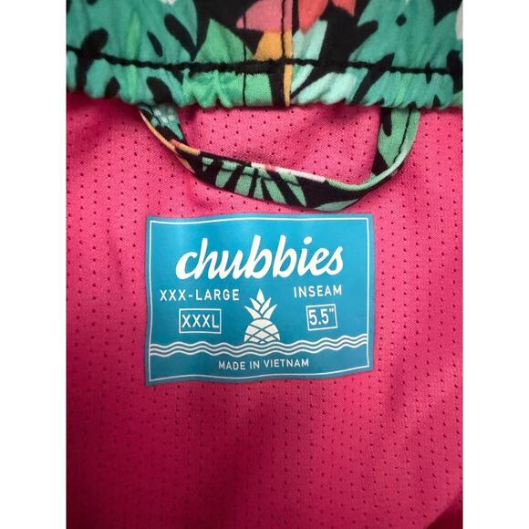 NWOT Chubbies Men’s Classic Swim Trunks The Boomerangs Size XXXL 5.5” Inseam - Picture 4 of 4